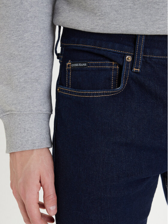 Guess Jeans Guess Jeans Džinsai 180473 Mėlyna Slim Fit