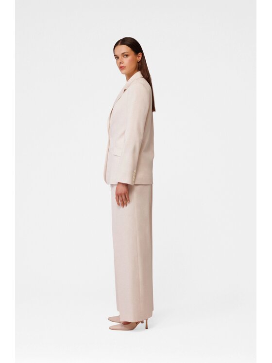 LE POSSÉ LE POSSÉ Giacca da abito MZMT Beige chiaro Tailored Fit