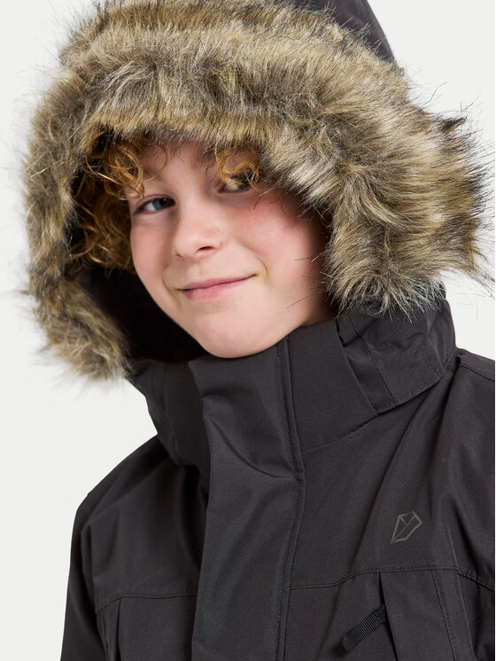 Didriksons Didriksons Куртка парка Oxid 504934 Чорний Regular Fit