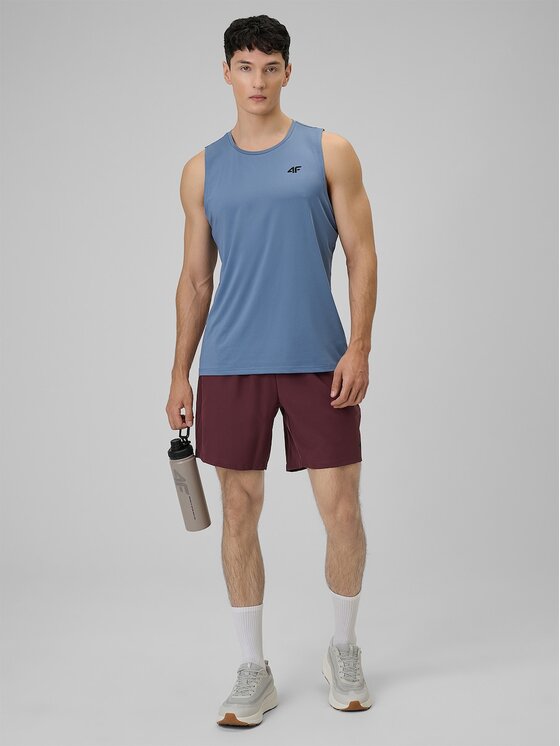 4F 4F Pantaloncini sportivi 4FRSS26TFSHM1662-60S Rosso Regular Fit