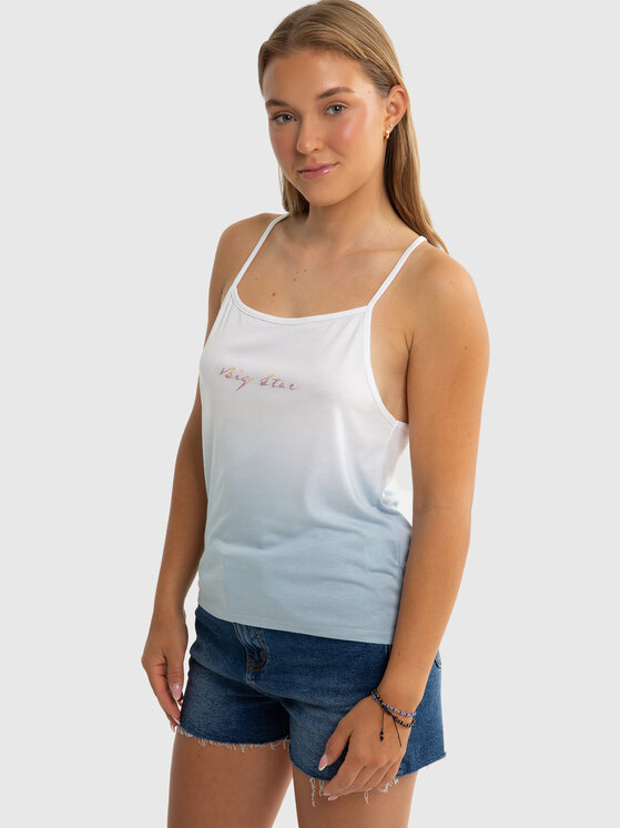 BIG STAR BIG STAR Tank top ROZALIA Niebieski Basic Fit