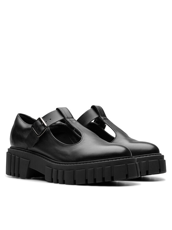 Clarks Clarks Κλειστά παπούτσια Page Bar 26178683 Μαύρο