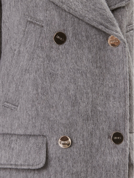 Liu Jo Liu Jo Wollmantel CF3246 T2533 Grau Regular Fit