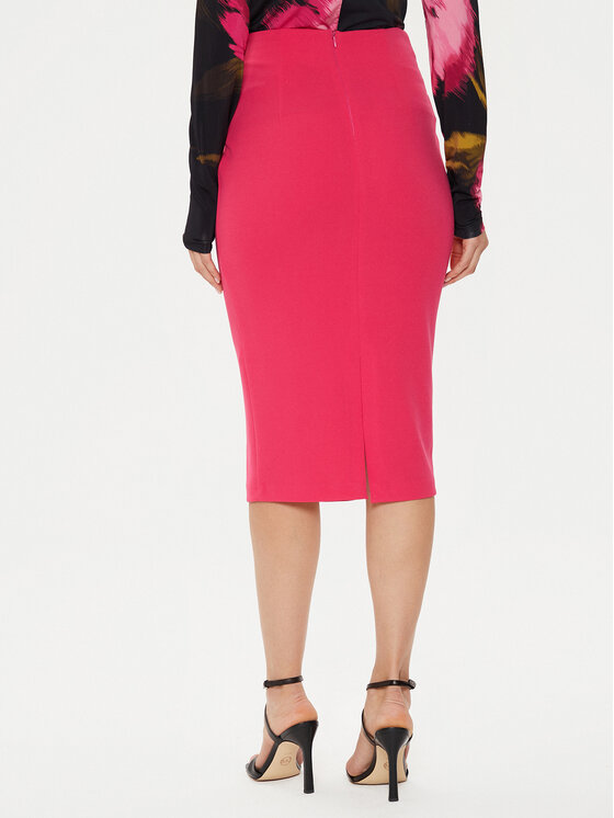 Rinascimento Rinascimento Pouzdrová sukně CFC0118265003 Růžová Slim Fit