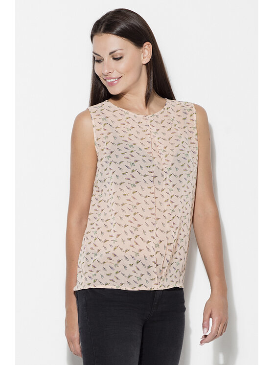 Lenitif Lenitif Blusa K139 Rosa Regular Fit