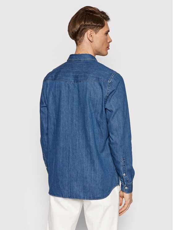 Camicia jeans lacoste on sale