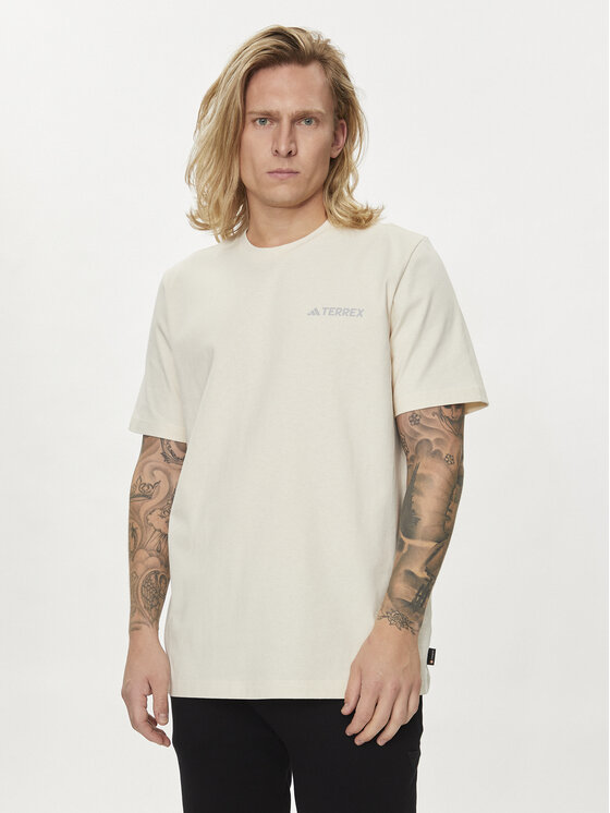 adidas Tricou Graphic IS0287 Écru Regular Fit