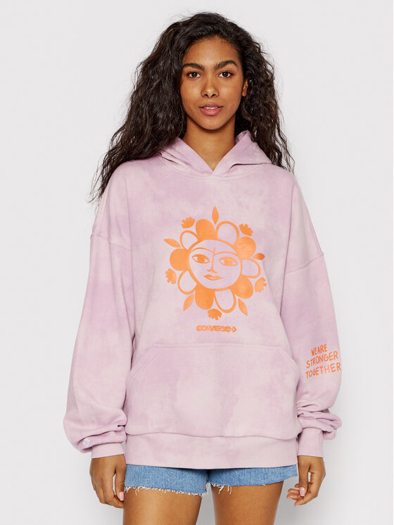 Converse Converse Bluză History Month 10024265-A02 Roz Oversize