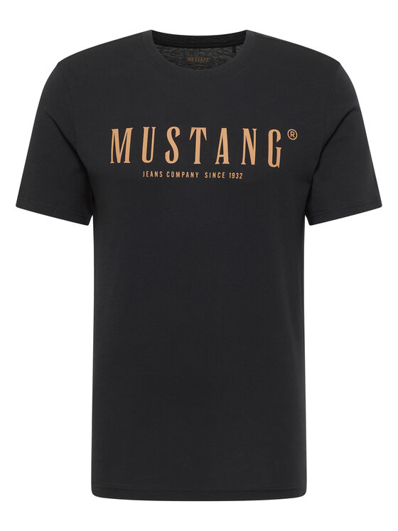 Mustang Mustang T-Shirt Style Austin Czarny Regular Fit