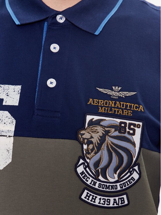 Aeronautica Militare Aeronautica Militare Polokošile 231PO1697P199 Barevná Regular Fit