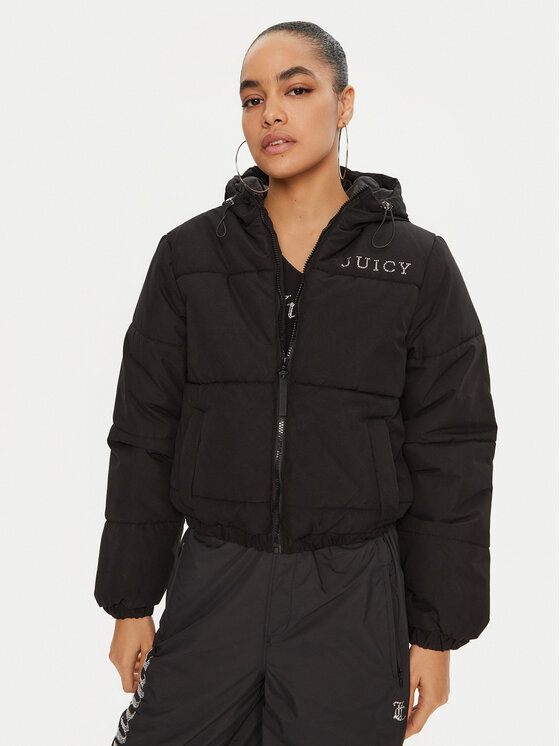 Juicy Couture Juicy Couture Geacă de iarnă Margie JCOIJ224553 Negru Regular Fit