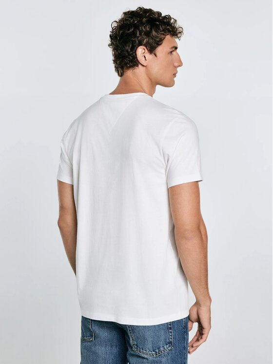 BIG STAR BIG STAR T-Shirt MERRET_100_150 Biały Basic Fit