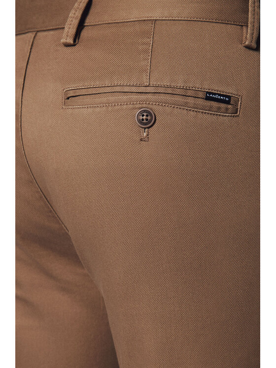 Lancerto Lancerto Chinosy Maroko SP082124000003 Beżowy Regular Fit