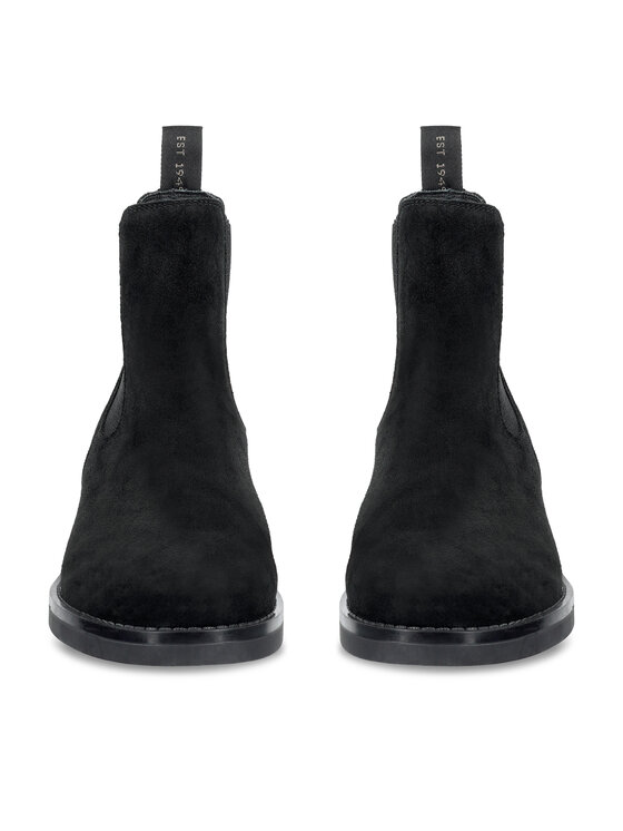 Gant Gant Kotníková obuv s elastickým prvkem 31653106 Černá
