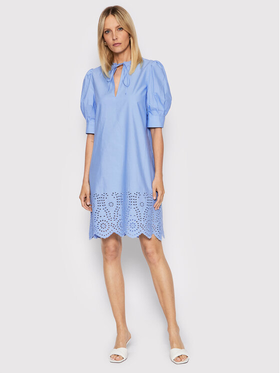 United Colors Of Benetton United Colors Of Benetton Φόρεμα καθημερινό 43MCDV01P Μπλε Relaxed Fit