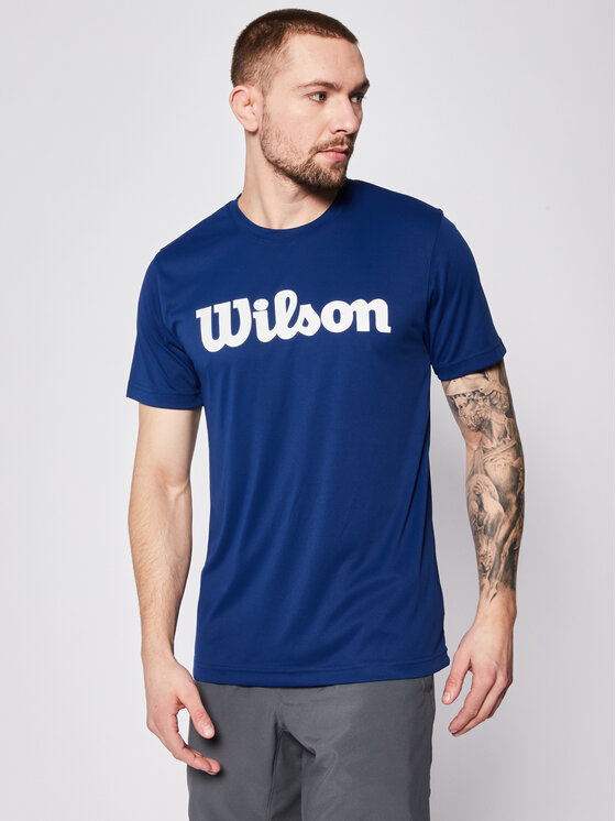 Wilson Techniniai marškinėliai Uwii Script Tech Tee WRA770309 Tamsiai mėlyna Regular Fit