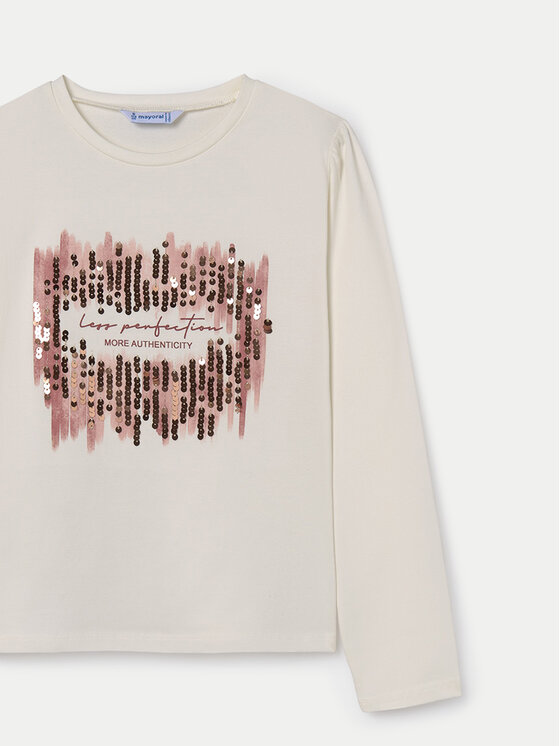 Mayoral Mayoral Bluse 7003 Écru Regular Fit