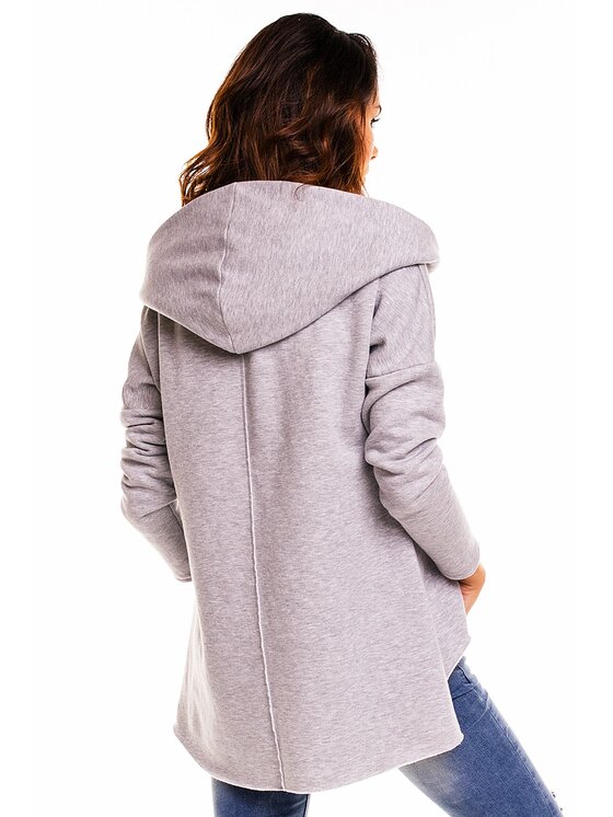 Awama Awama Felpa A129 Grigio Basic Fit