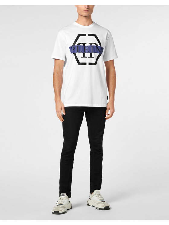 PHILIPP PLEIN PHILIPP PLEIN T-Shirt 22947 Bílá Regular Fit
