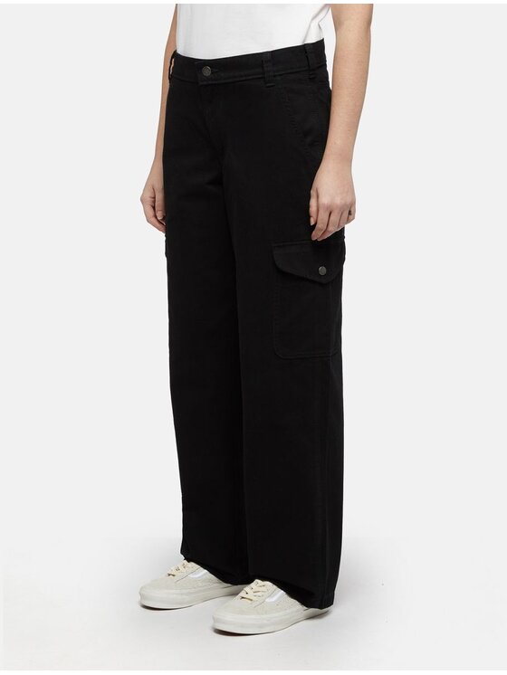 Dickies Dickies Pantaloni da donna Duck Canvas Cargo Nero Reglan Fit