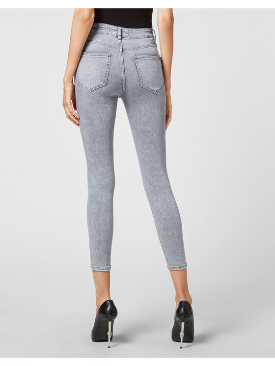 PHILIPP PLEIN PHILIPP PLEIN Jeansy 4437 Szary Comfort Fit