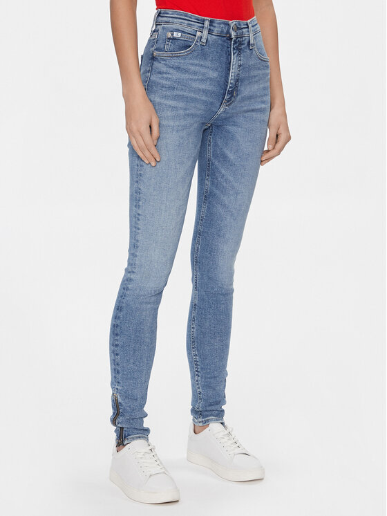 Calvin Klein Jeans Jeans J20J222773 Blu Super Skinny Fit, taglia : 32_32