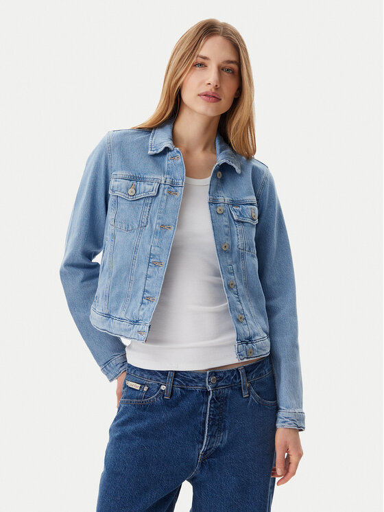 Tommy Jeans Tommy Jeans Jeansová bunda DW0DW20123 Modrá Regular Fit