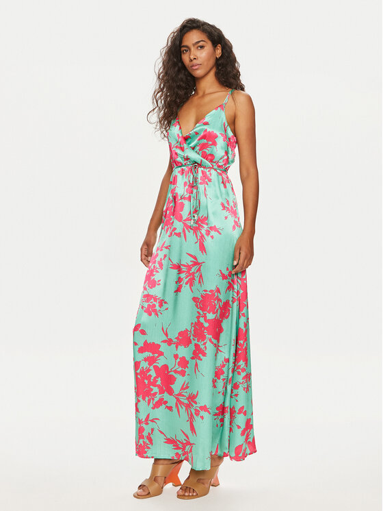 ONLY ONLY Poletna obleka Salia 15319683 Zelena Regular Fit