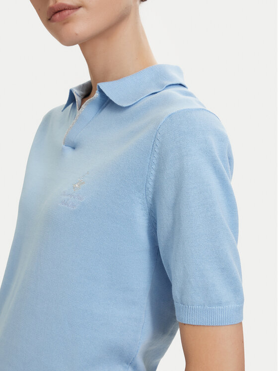 Beverly Hills Polo Club Beverly Hills Polo Club Polo P-SS26W-M550273 Svijetlo plava Regular Fit