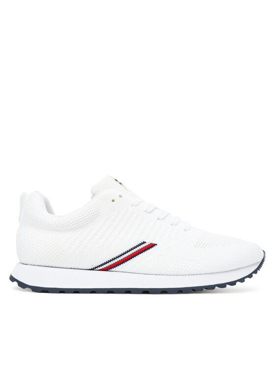 Tommy Hilfiger Tommy Hilfiger Sneakersy New Runner Eva Corpo Knit FM0FM05648 Bílá