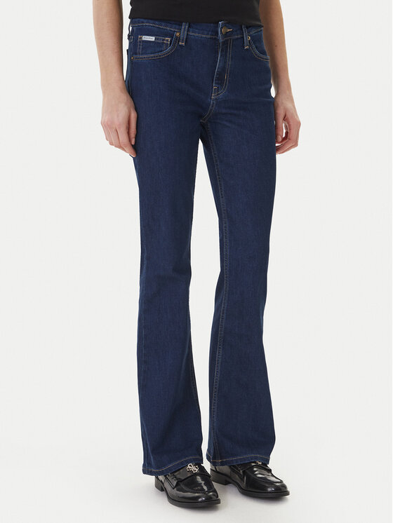 Guess Jeans Blugi W6RA1S D632B Albastru Bootcut Fit
