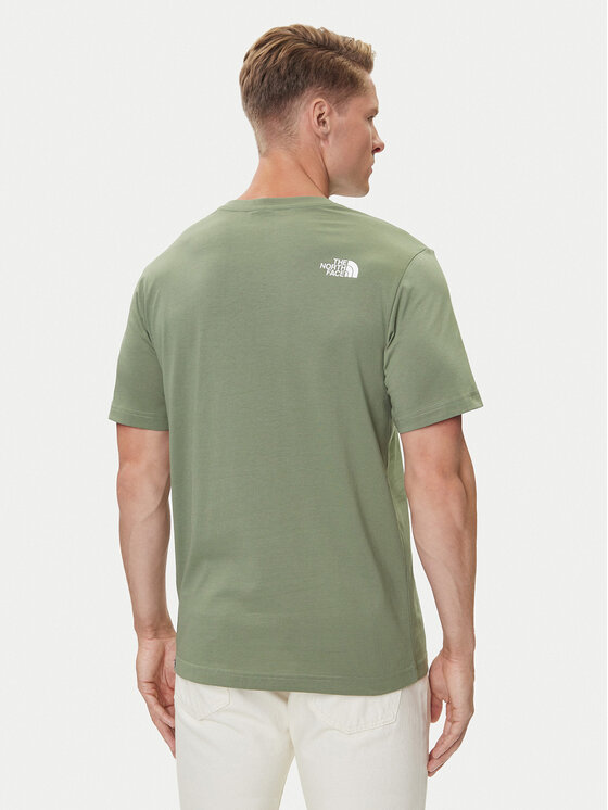 The North Face The North Face T-Shirt Easy NF0A8A6C Grün Regular Fit