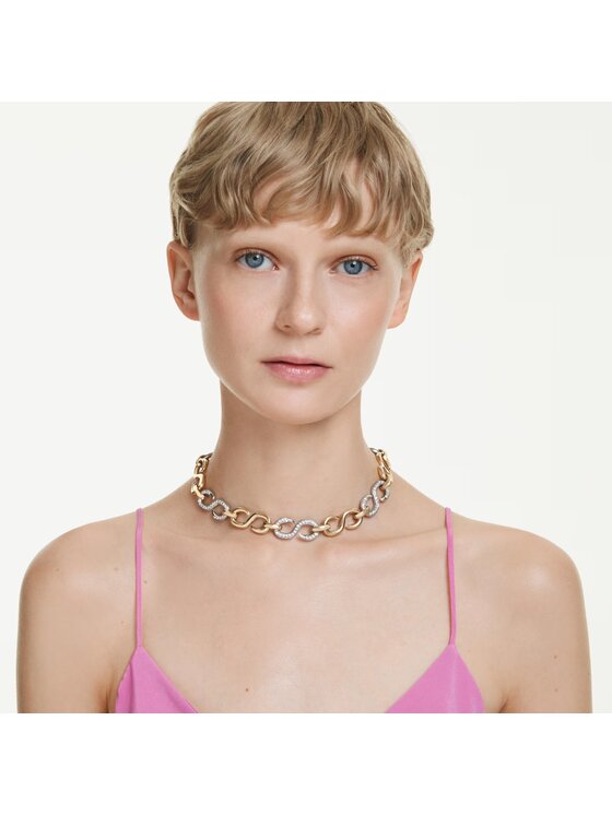 Swarovski Swarovski Naszyjnik Kolia Dextera 5741795 Srebrny