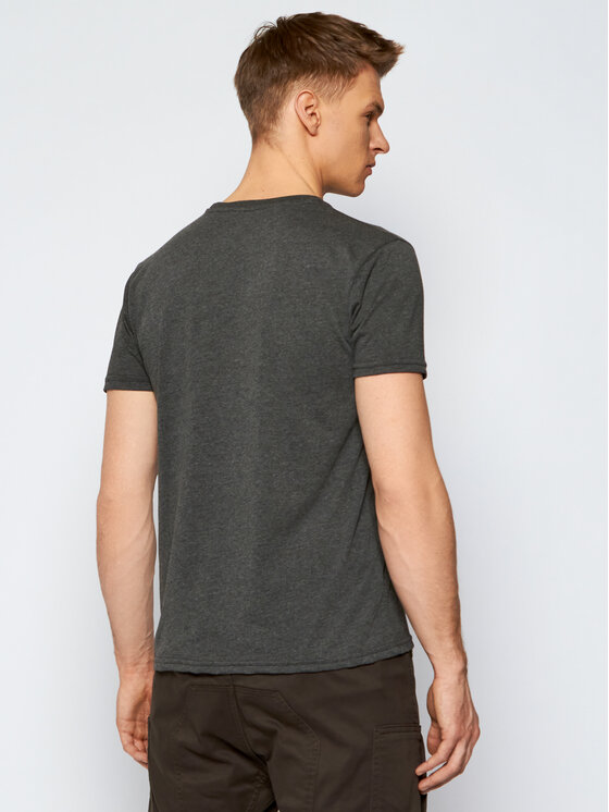 Alpha Industries Alpha Industries Tričko Basic 100501 Sivá Regular Fit