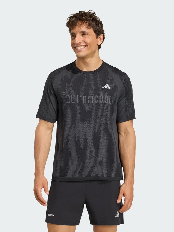 adidas adidas Koszulka techniczna 167725 Czarny Regular Fit