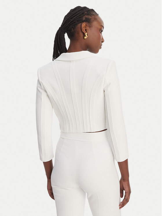 Elisabetta Franchi Elisabetta Franchi Zakó GI-222-61E2-V420 Fehér Regular Fit