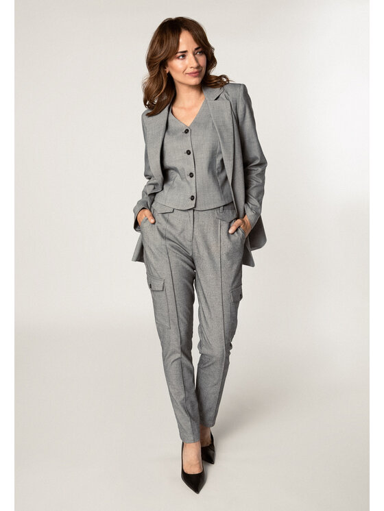 QUIOSQUE QUIOSQUE Sako ML 0923Z1 Šedá Regular Fit