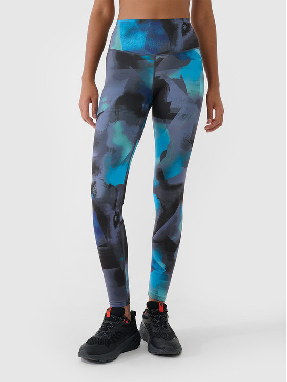 4F 4F Legginsy MULTI ACTIVE Kolorowy Slim Fit