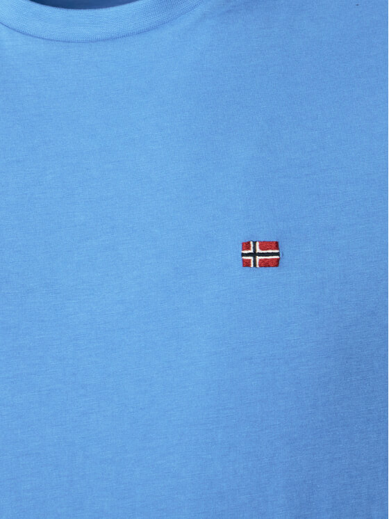 Napapijri Napapijri T-Shirt Salis NP0A4H8D Modrá Regular Fit