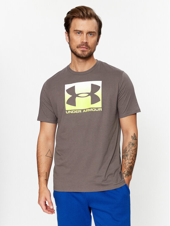 Under Armour T-krekls Ua Boxed Sportstyle Ss 1329581 Pelēks Loose Fit