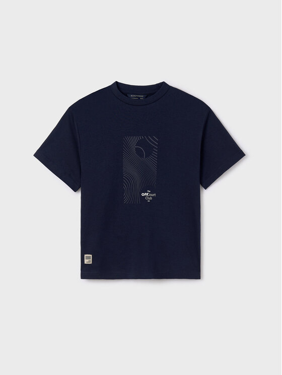 Mayoral T-Shirt 6032 Granatowy Regular Fit