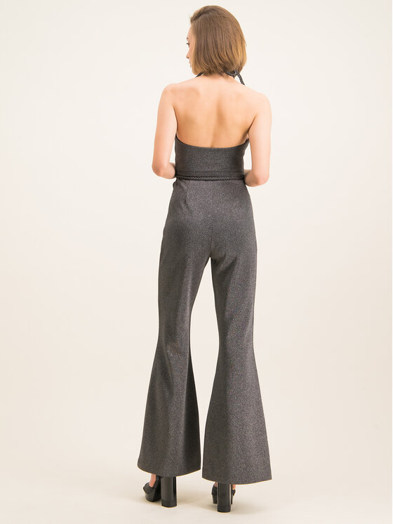 Tommy Hilfiger Tommy Hilfiger Jumpsuit ZENDAYA Halterneck Lx WW0WW26390 Argento Regular Fit