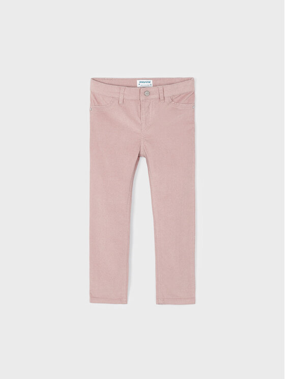 Mayoral Mayoral Pantaloni di tessuto 4.503 Rosa Regular Fit