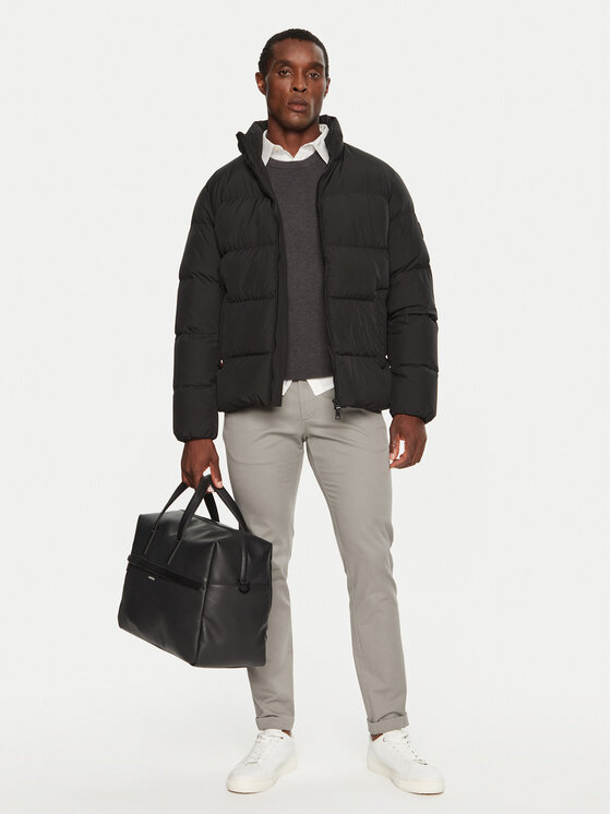 Tommy Hilfiger Tommy Hilfiger Μπουφάν πουπουλένιο MW0MW36666 Μαύρο Regular Fit
