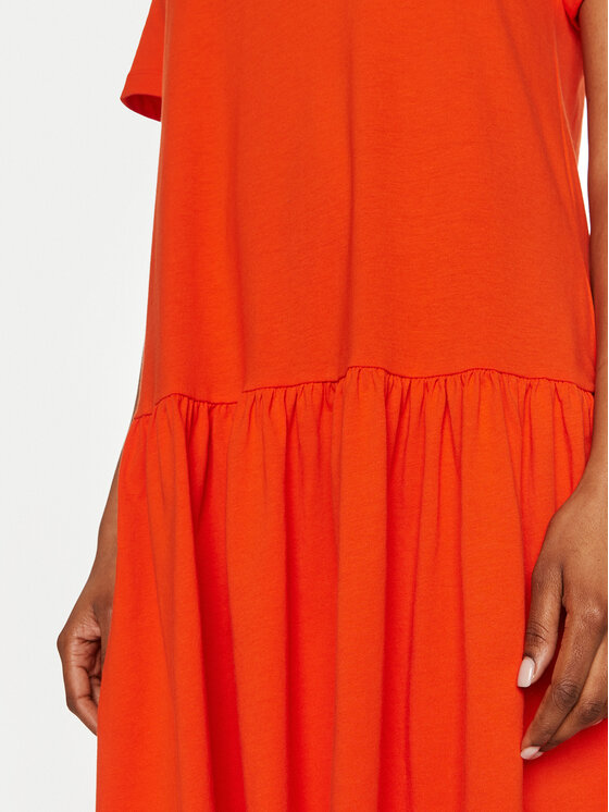 United Colors Of Benetton United Colors Of Benetton Φόρεμα καθημερινό 3U53DV01H Κόκκινο Relaxed Fit