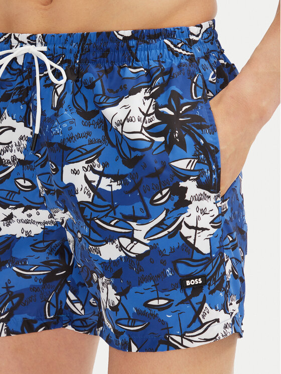 BOSS BOSS Plavecké šortky Willow 50539931 Modrá Regular Fit