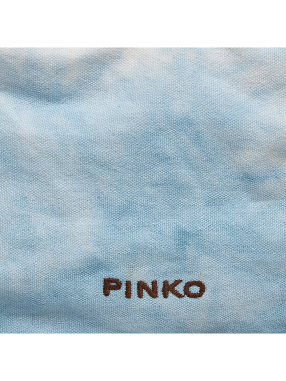 PINKO PINKO Handtasche Pagoda Small Shopper PE 24 PLTT 102910 A1MB Hellblau