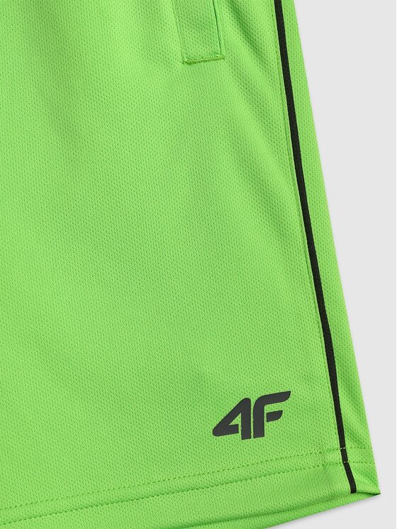 4F 4F Pantaloncini sportivi 4FJRSS26TFSHM1693-45S Verde Regular Fit