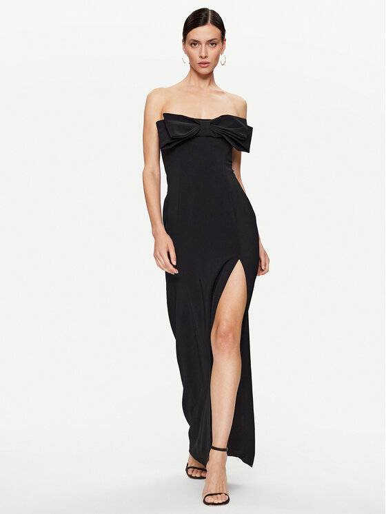 PINKO Pinko Vakarinė suknelė Tunnel 101766 7624 Juoda Regular Fit