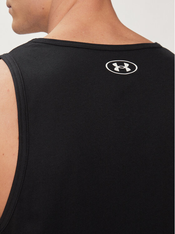 Under Armour Under Armour Tank top Ua Sportstyle Logo Tank 1382883-001 Černá Loose Fit